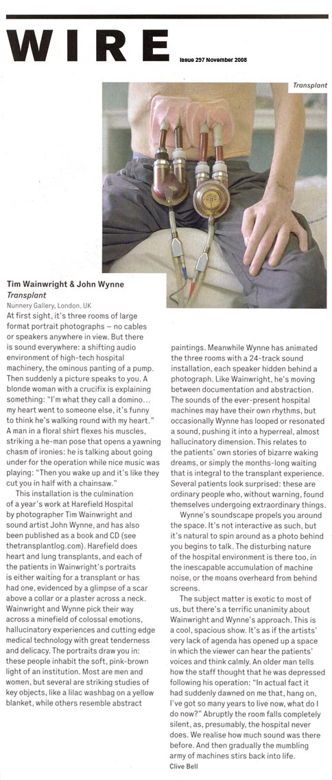 Transplant and Life Review in The Wire